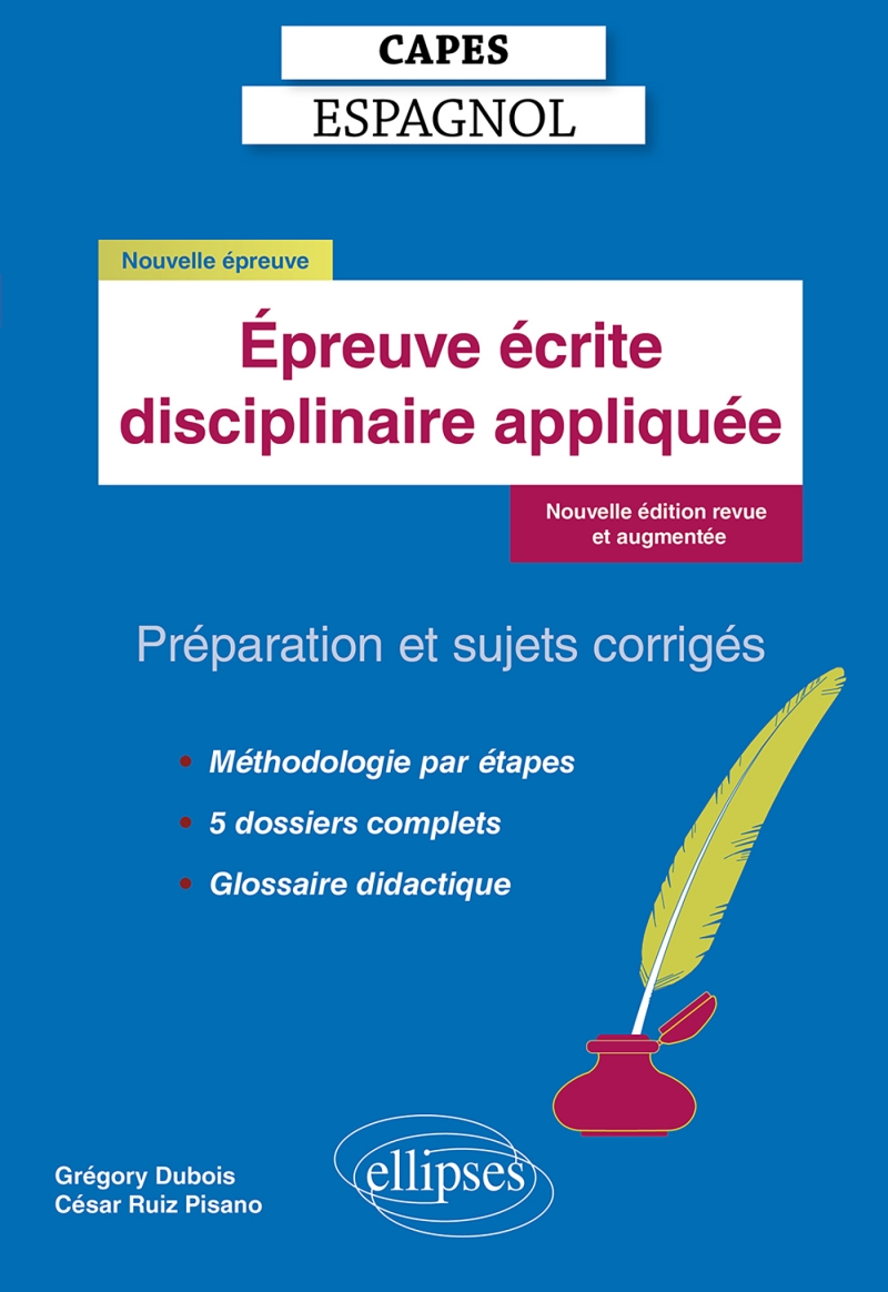 CAPES Espagnol - Epreuve écrite disciplinaire appliquée