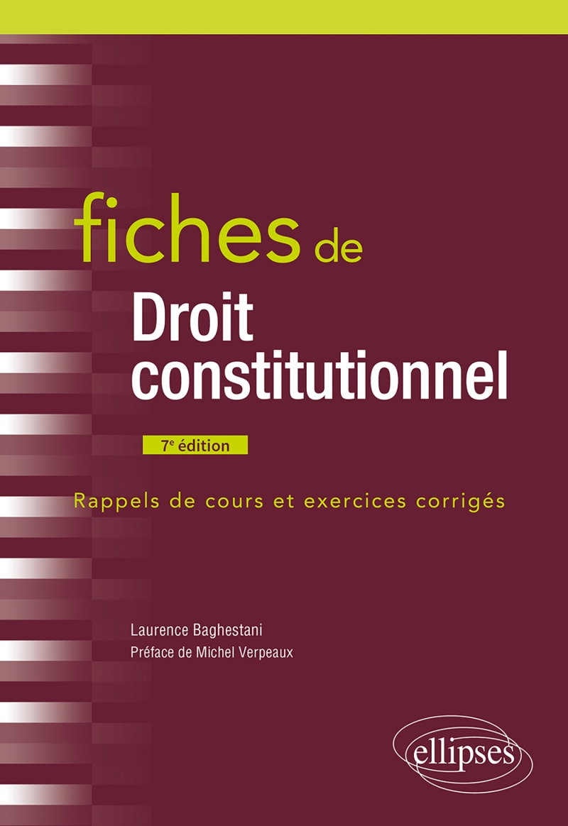 Fiches de droit constitutionnel Fiches de droit constitutionnel