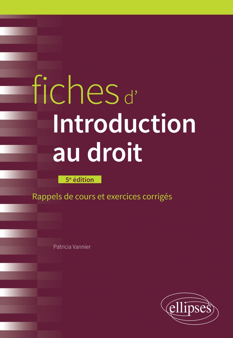 Fiches d'Introduction au droit