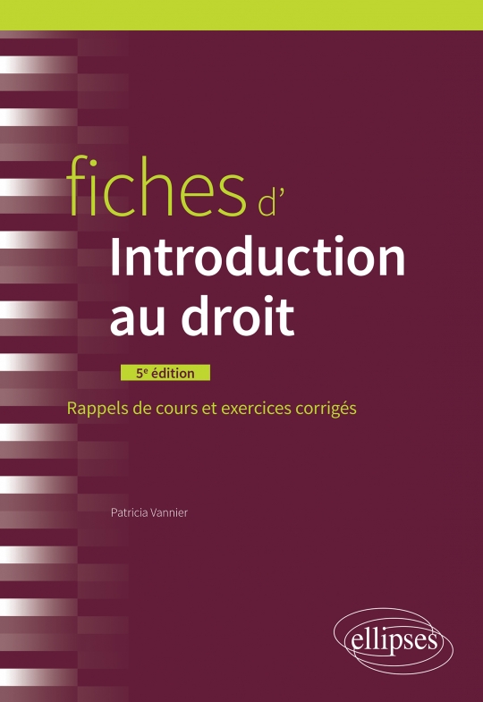 Fiches d'Introduction au droit